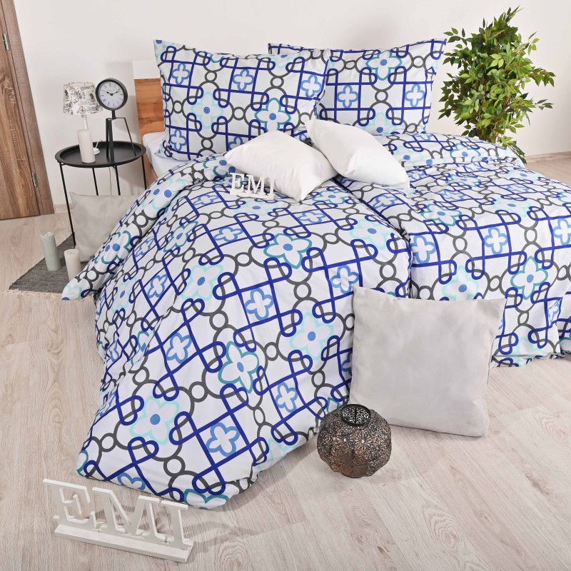Pamučna posteljina Arthur EMI, Standardni krevet za jednu osobu uključuje 1x 140x200 + 1x 70x90