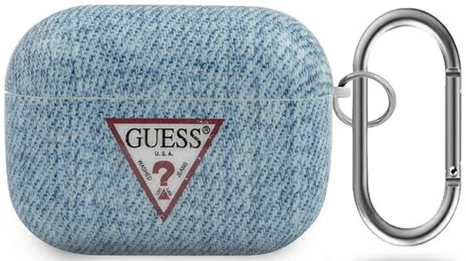 Maska Guess AirPods Pro Cover Light blue Jeans Collection (GUACAPTPUJULLB)