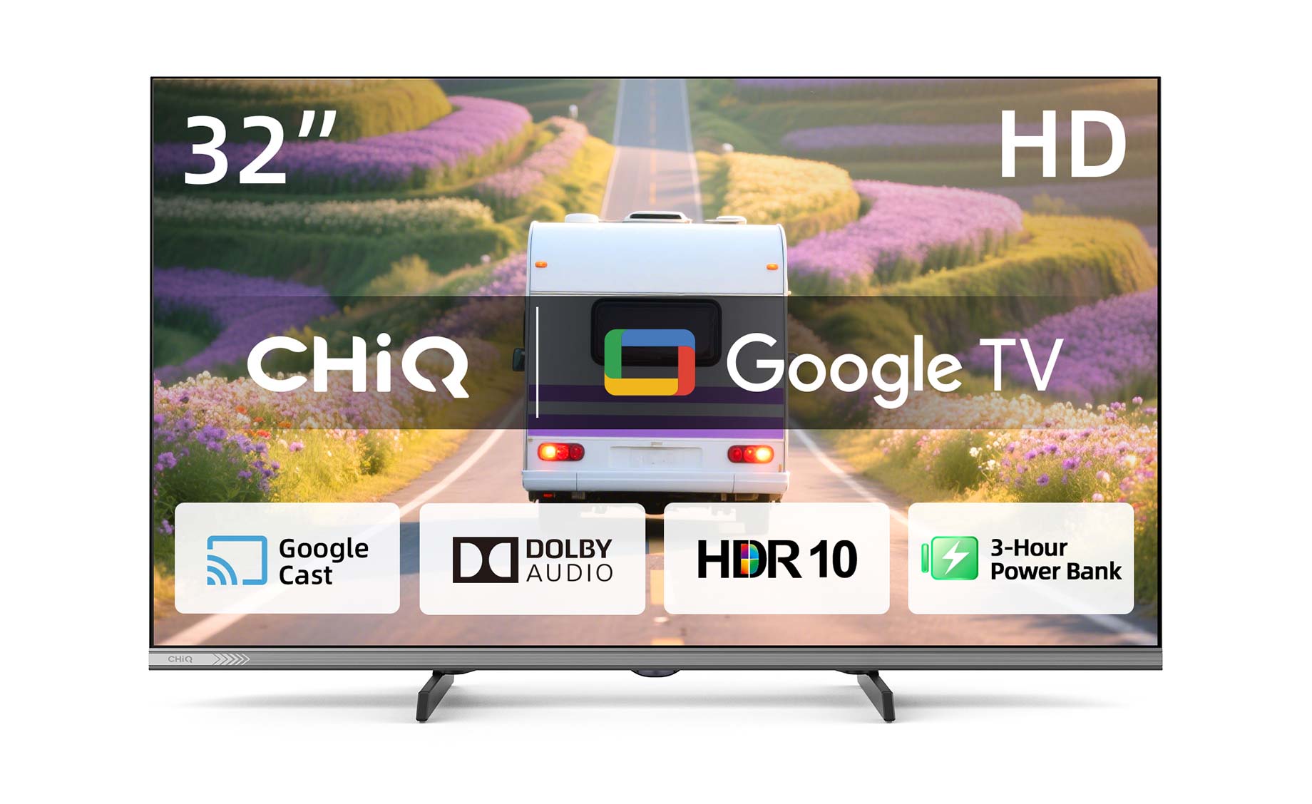 CHiQ L32M9PD HD LED TV , Camping 12V DC