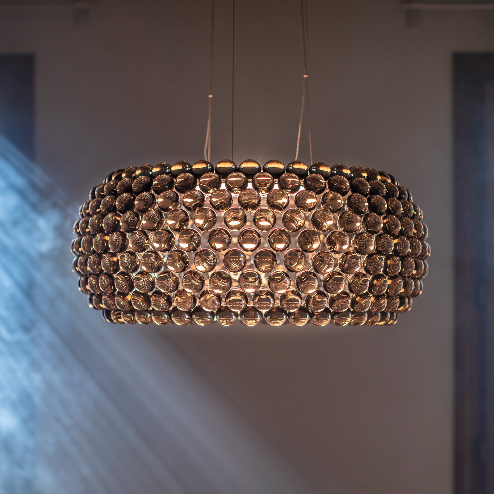 Foscarini Caboche Plus Grande privjesak dimno sivi