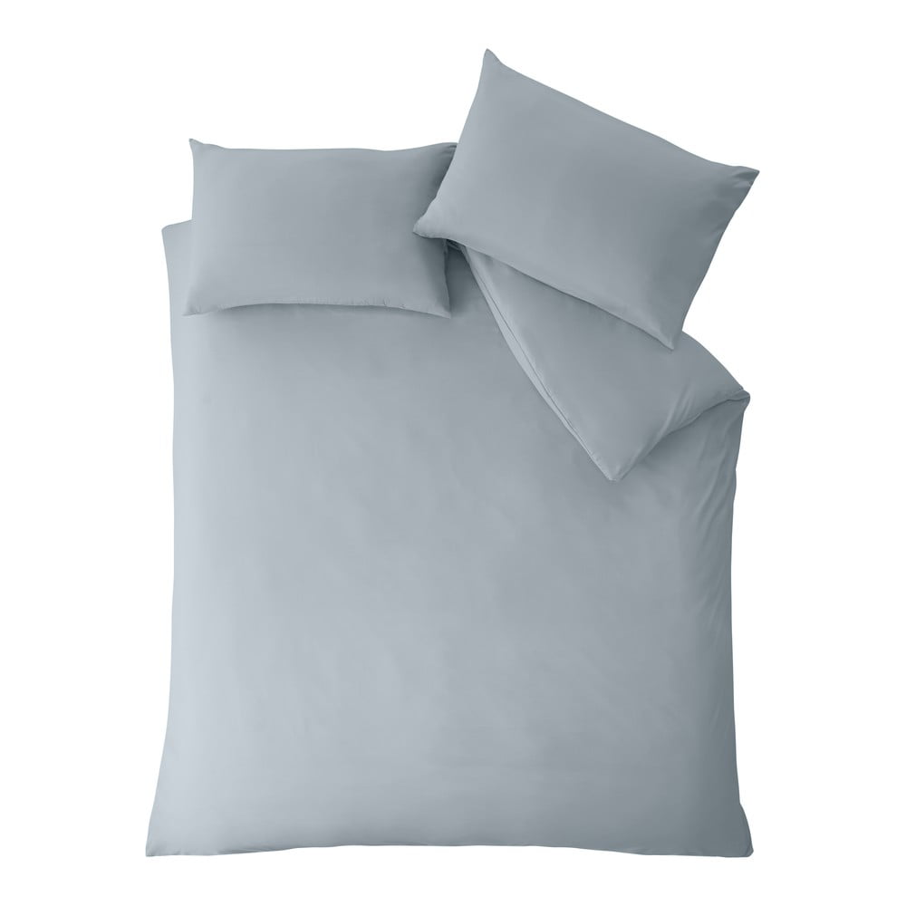 Prljavo plava posteljina za bračni krevet/za produženi krevet 230x220 cm So Soft Non-Iron – Catherine Lansfield