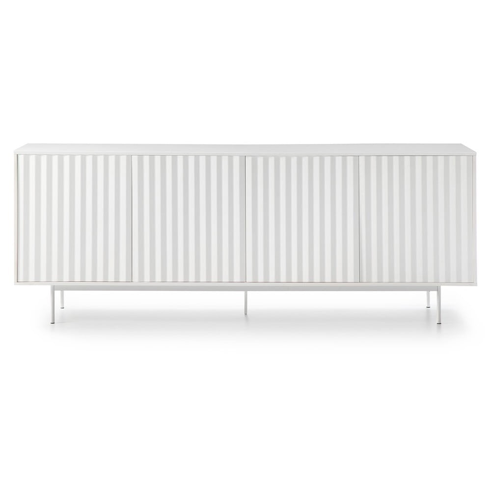Bijela niska komoda 211x80 cm Sierra – Teulat