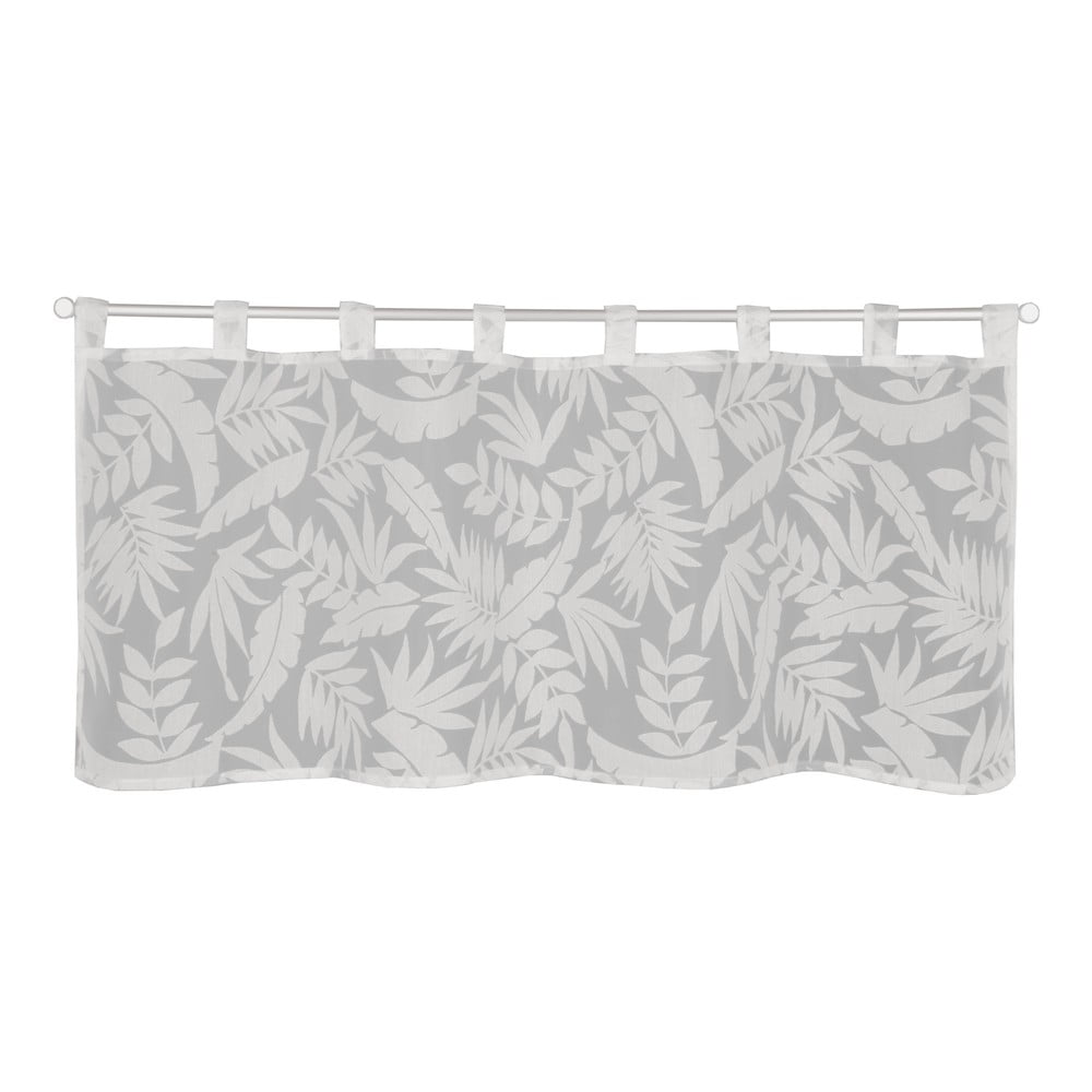 Bijela/siva prozirna zavjesa 120x45 cm Calista – Sehlbach