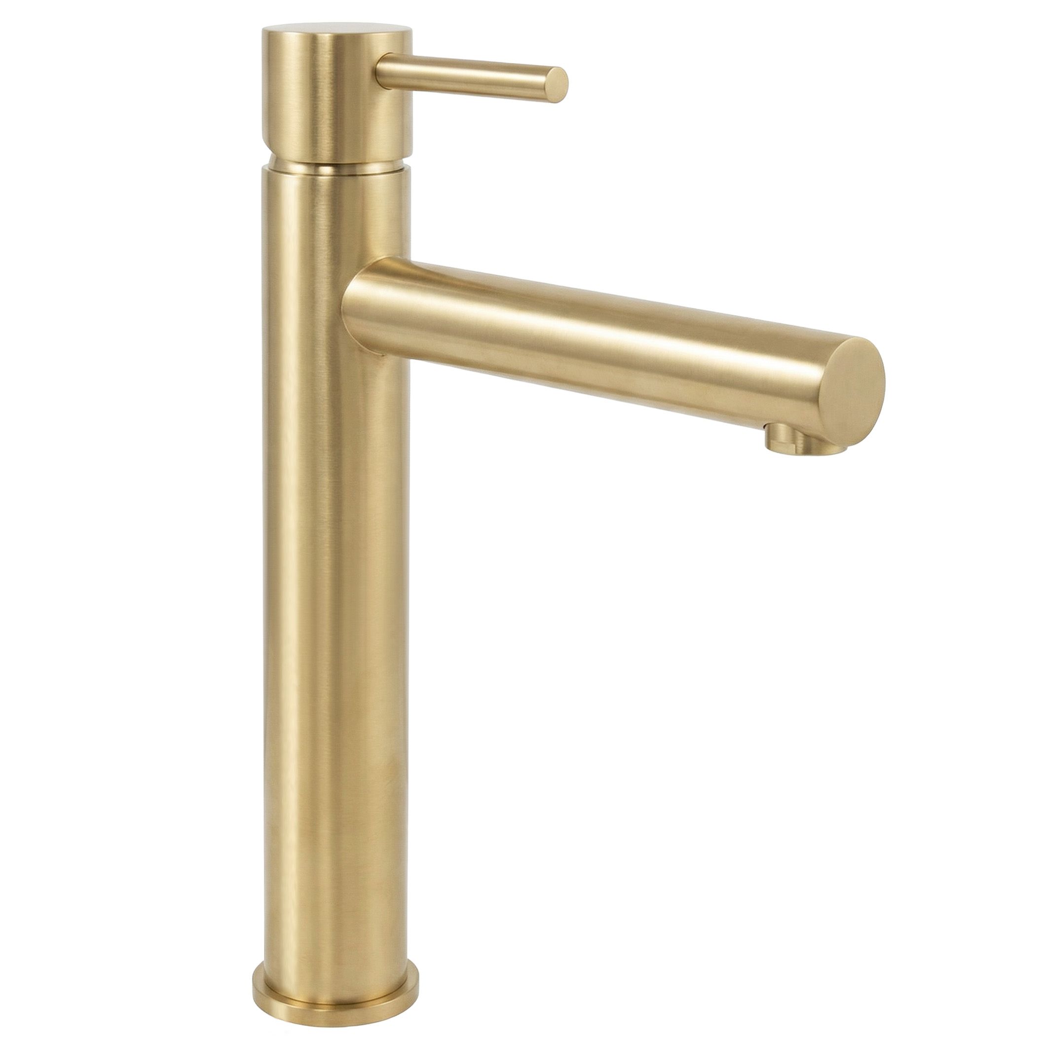 Rea Tess slavina za umivaonik Light Gold Brushed High