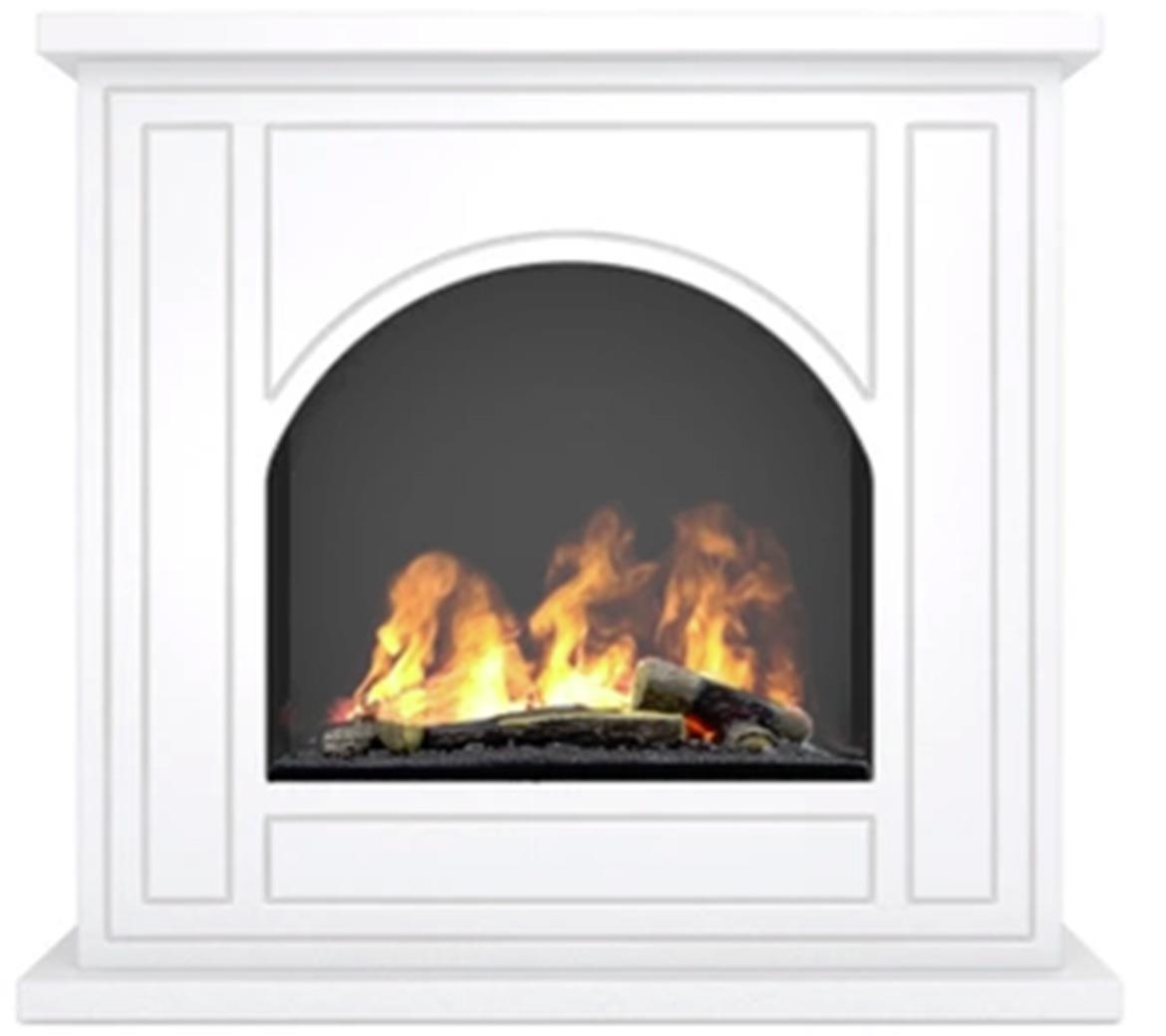 Elektricni kamin Bienne Cassette 400/600 bijeli mat