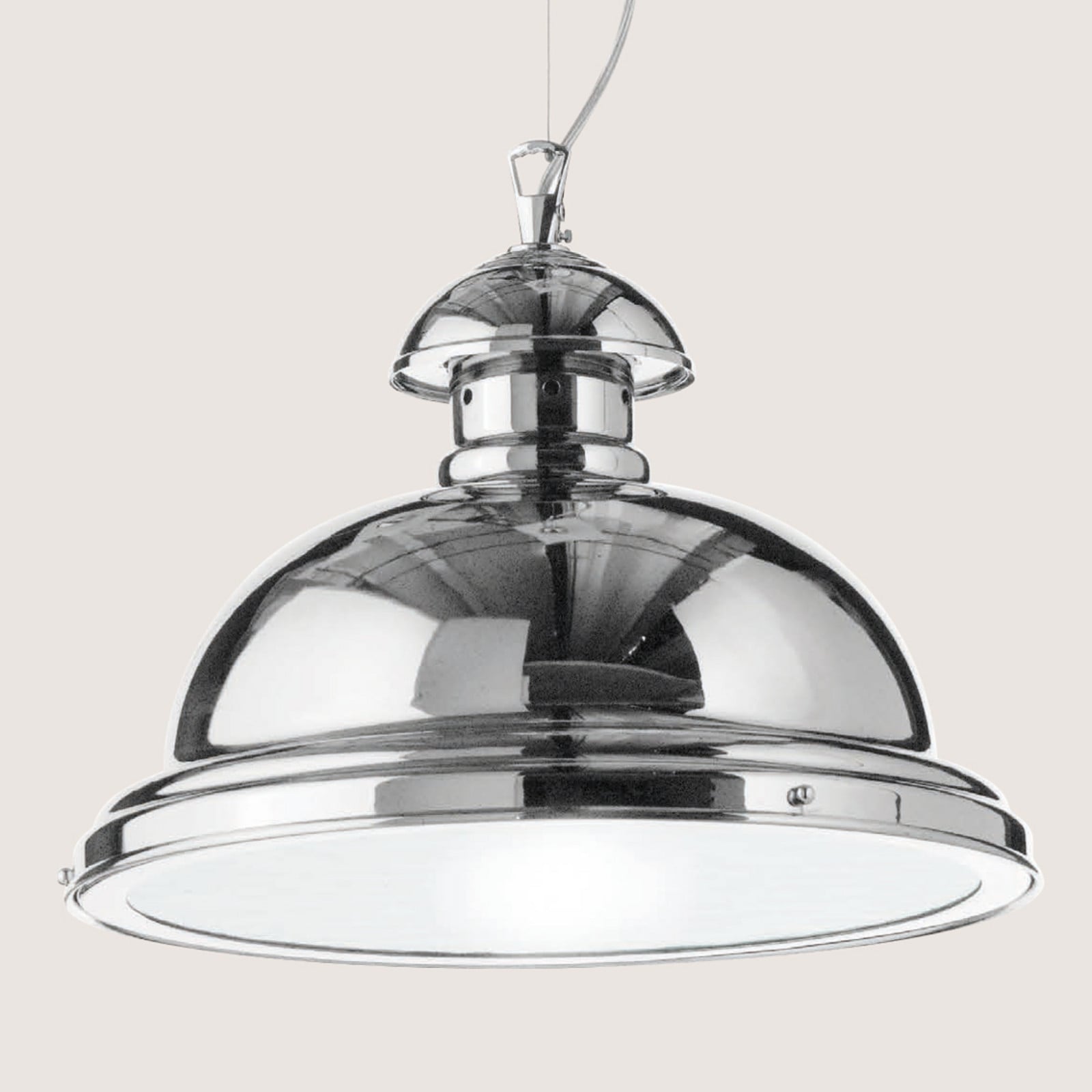 Scirocco viseća lampa, 35cm sjajni krom