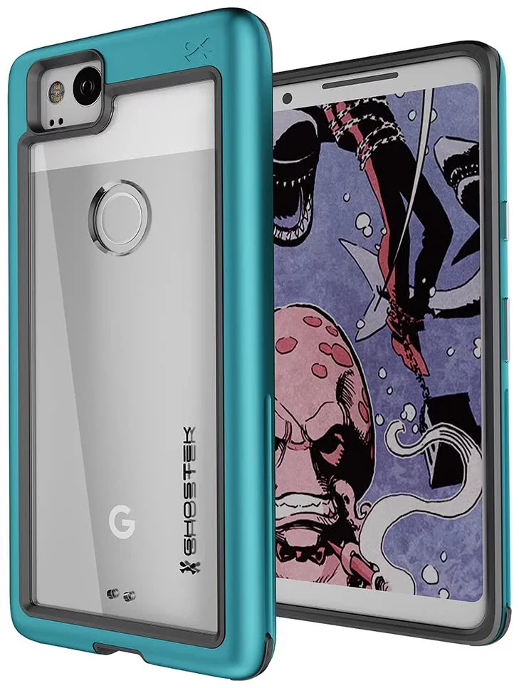 Maska Ghostek - Google Pixel 2 Case Atomic Slim Series, Teal (GHOCAS678)
