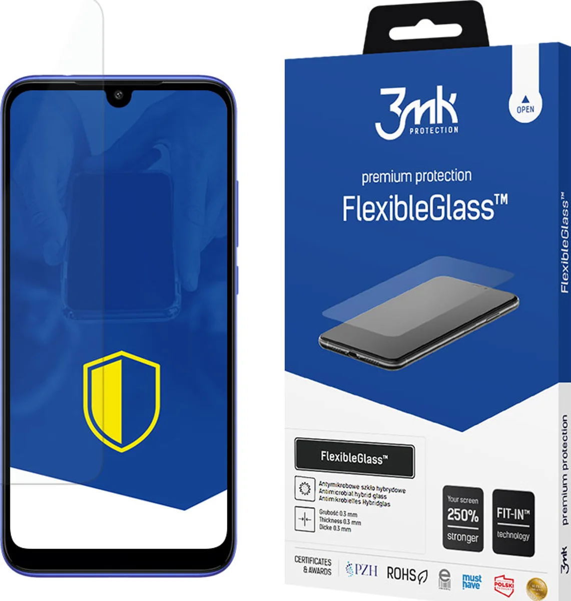 Zaštitno staklo 3MK FlexibleGlass Xiaomi Redmi 7 Global Hybrid Glass