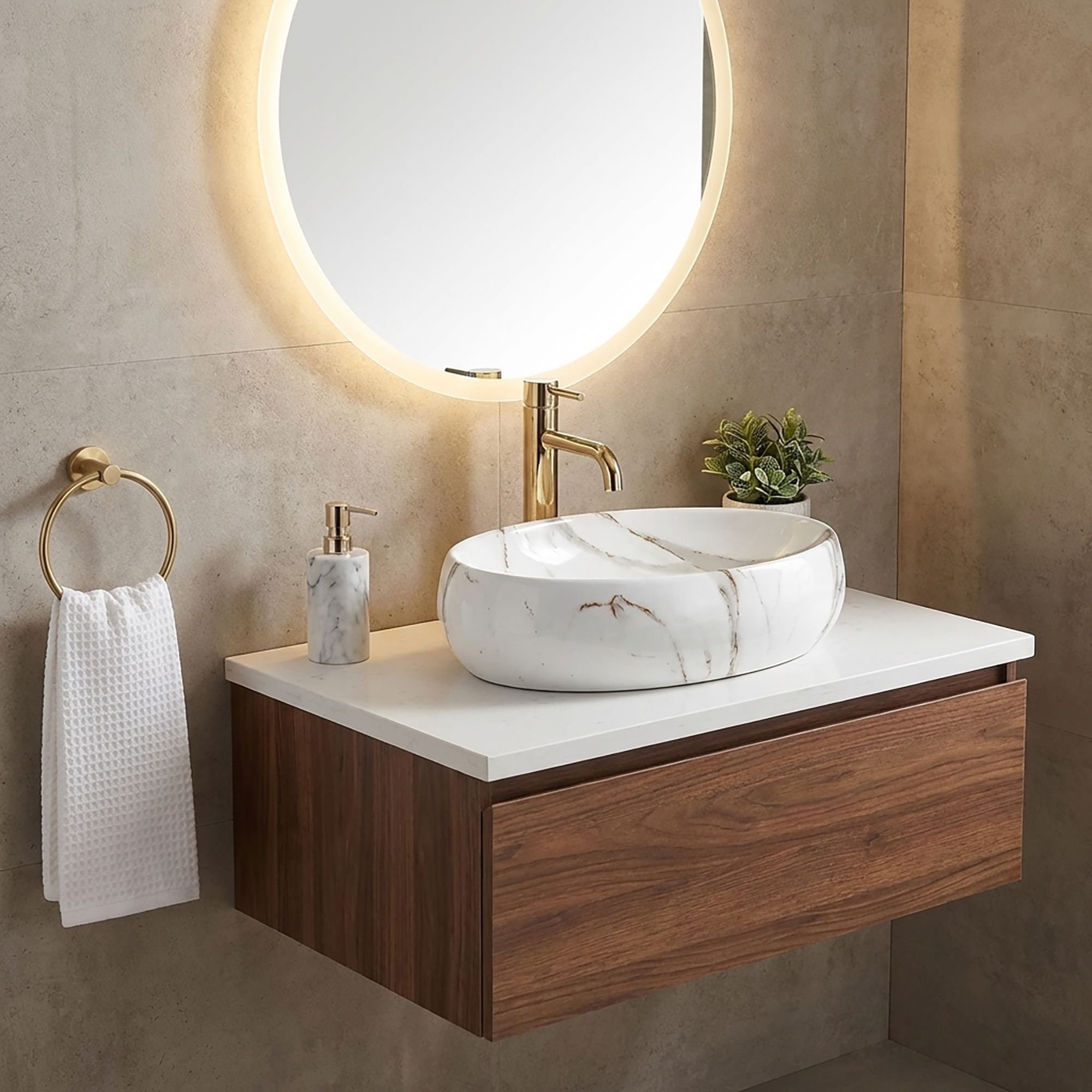 Nadgradni umivaonik Rea Linda Lava