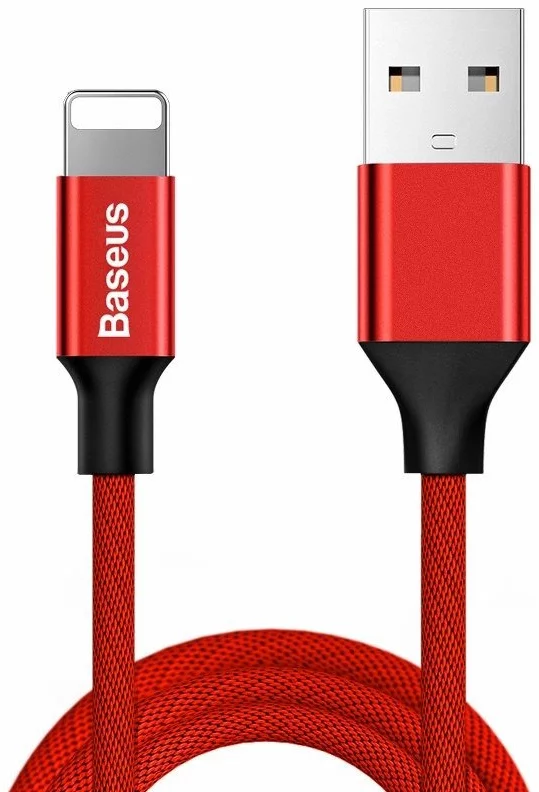 Kabel Baseus Yiven Lightning Cable 180 cm 2A - Red (6953156249080)