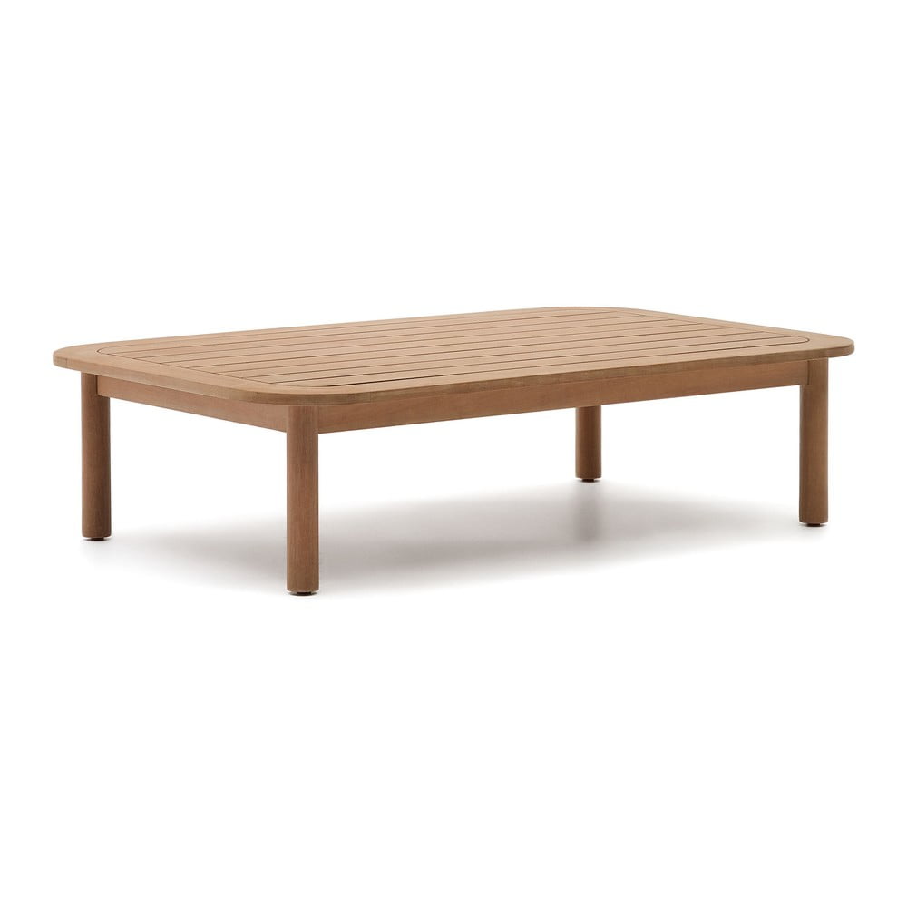 Stolić za kavu od masivnog eukaliptusa u prirodnoj boji 89x140 cm Sacova – Kave Home