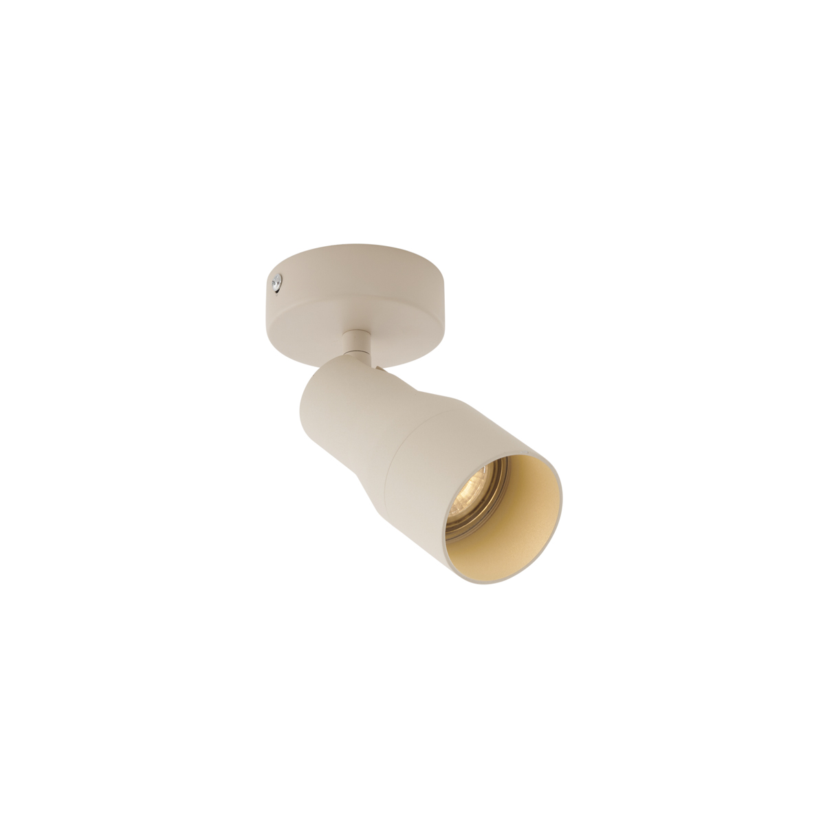 Moderno stropno reflektorsko svjetlo bež GU10 50 mm okruglo - Stanley