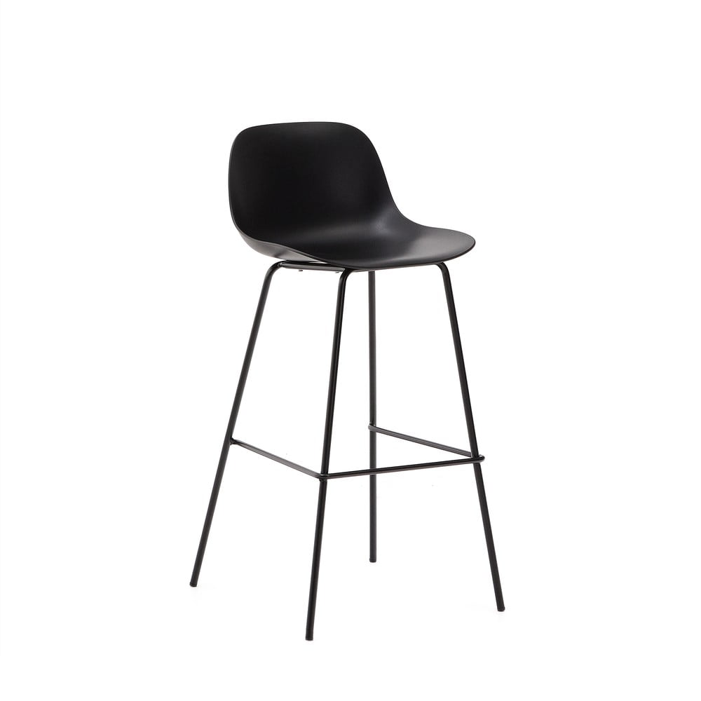 Crna barska stolica (visine sjedala 74 cm) Altea – Kave Home