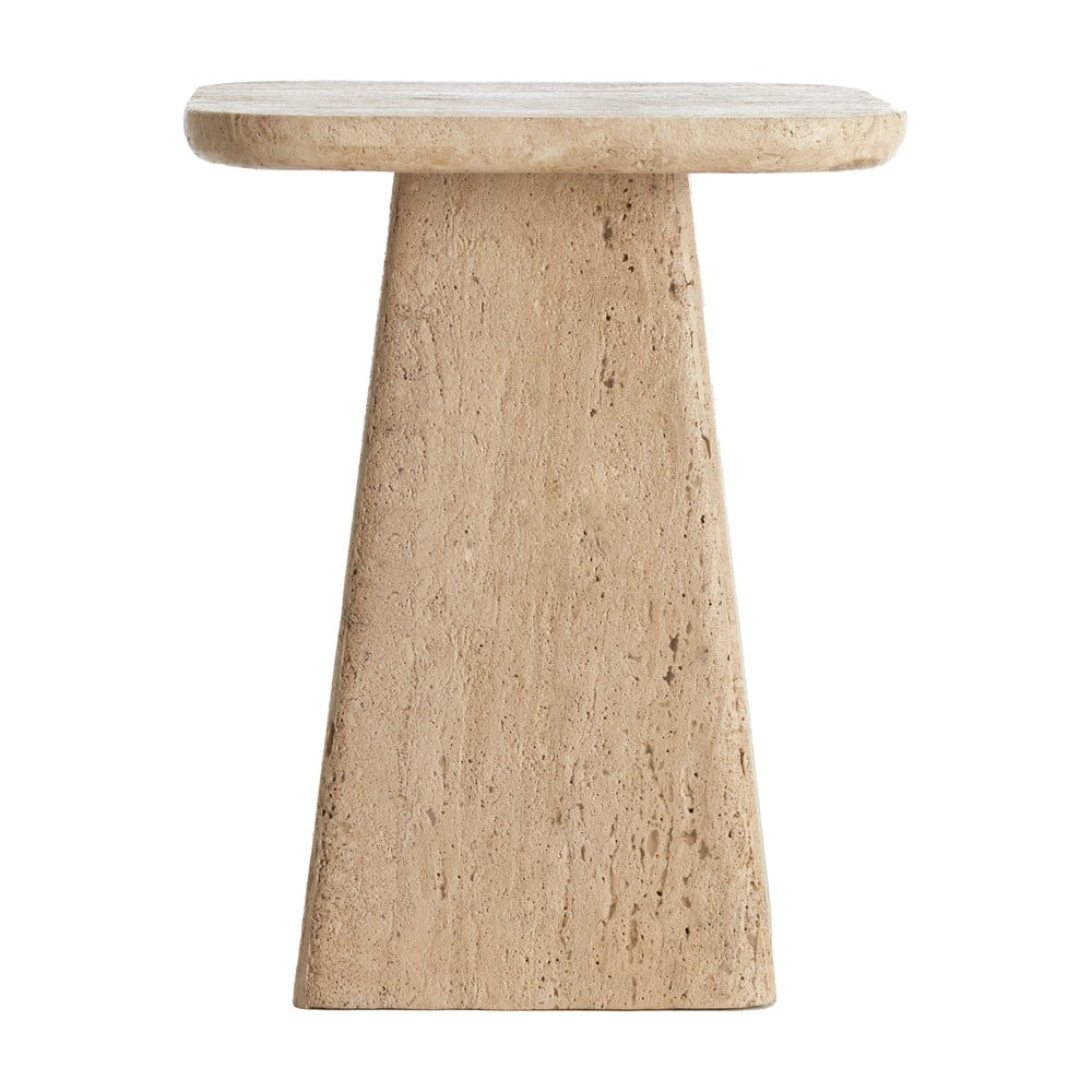 Pomoćni stol s kamenom pločom stola 40x40 cm Kepami – Light & Living