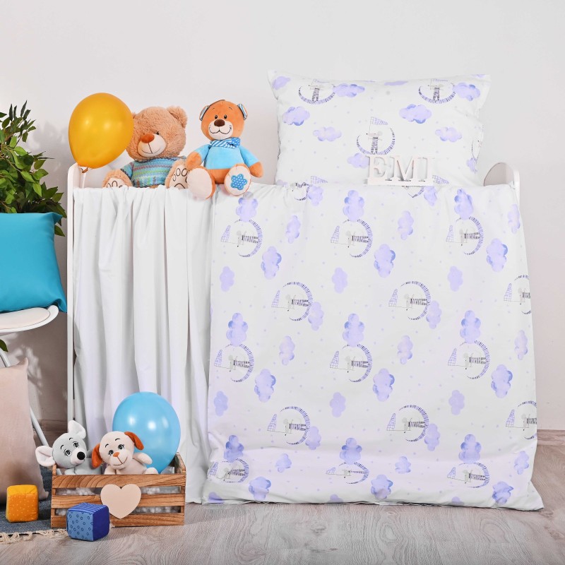 Dječja pamučna posteljina Myška EMI, Dječji set 90x130 + 45x65
