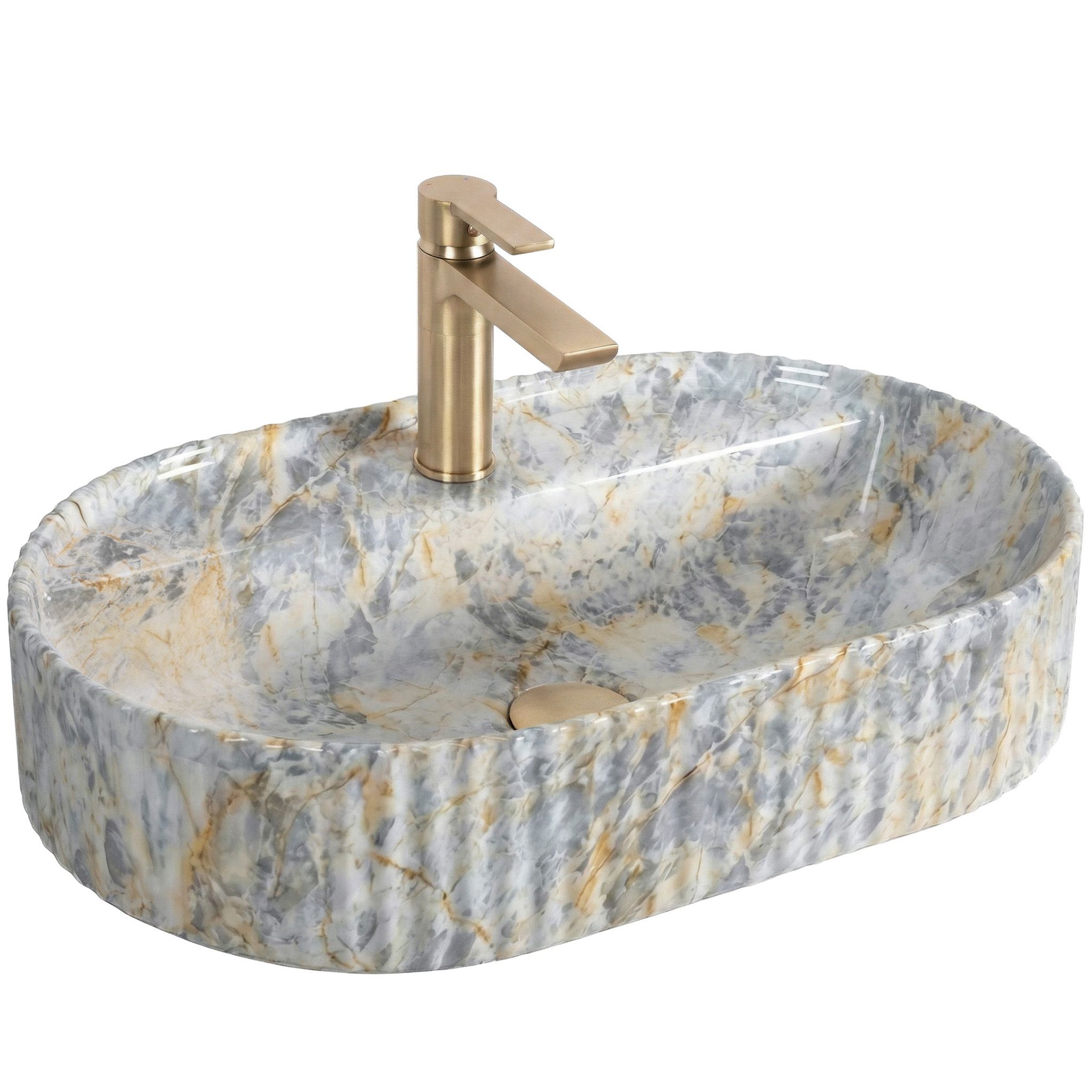 Nadgradni umivaonik Rea Marcela 60 Ruststone