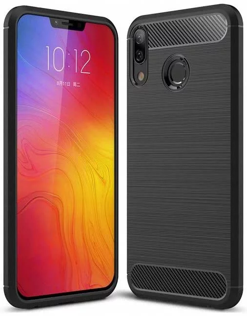 Maska TECH-PROTECT - TPUCARBON for LENOVO Z5, Black