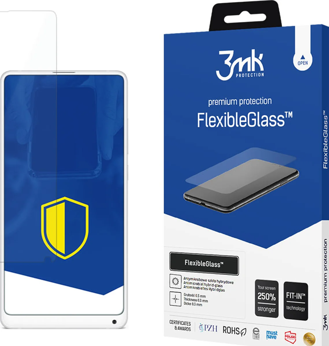 Zaštitno staklo 3MK FlexibleGlass Xiaomi Mi Mix 2S Global, Hybrid Glass