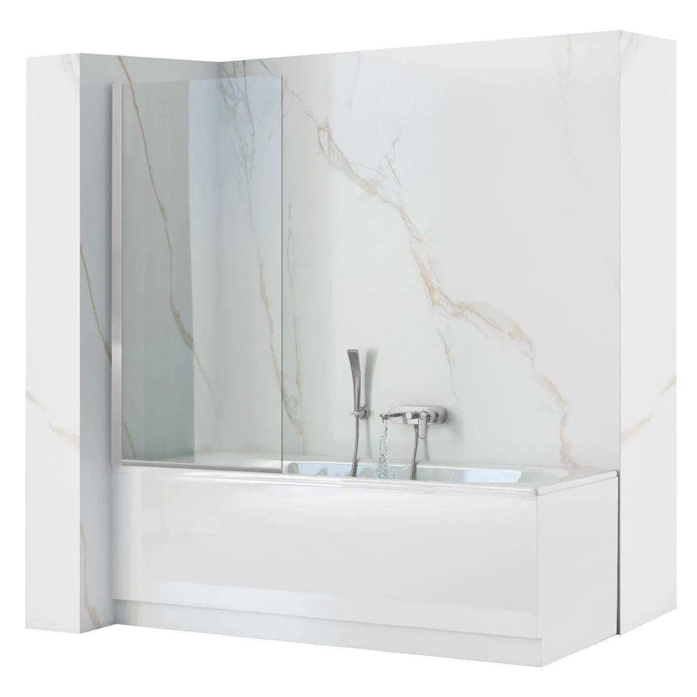 Zaslon Rea Lagos 80 Chrome
