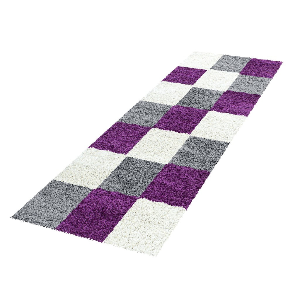 Ljubičasta/siva staza 80x250 cm Life – Ayyildiz Carpets
