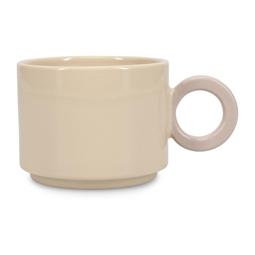 Bež šalica od kamenine 280 ml Lou – ONA