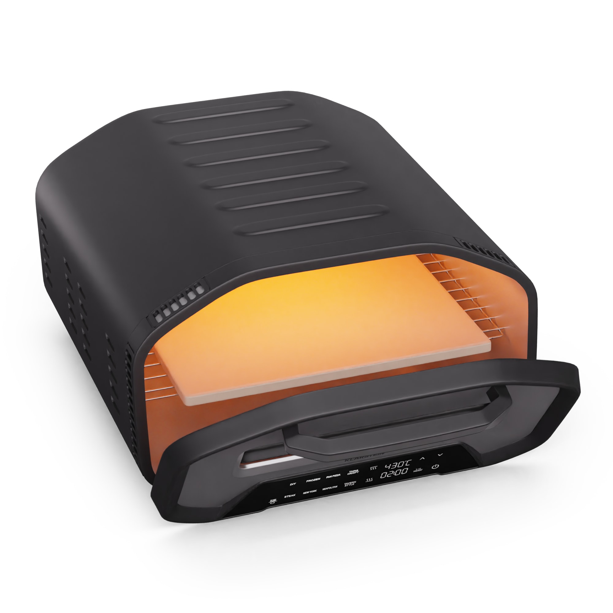 Klarstein PizzaForno električna peć za pizzu snage 1.700 W, 7 programa + memorijska funkcija, digitalni zaslon