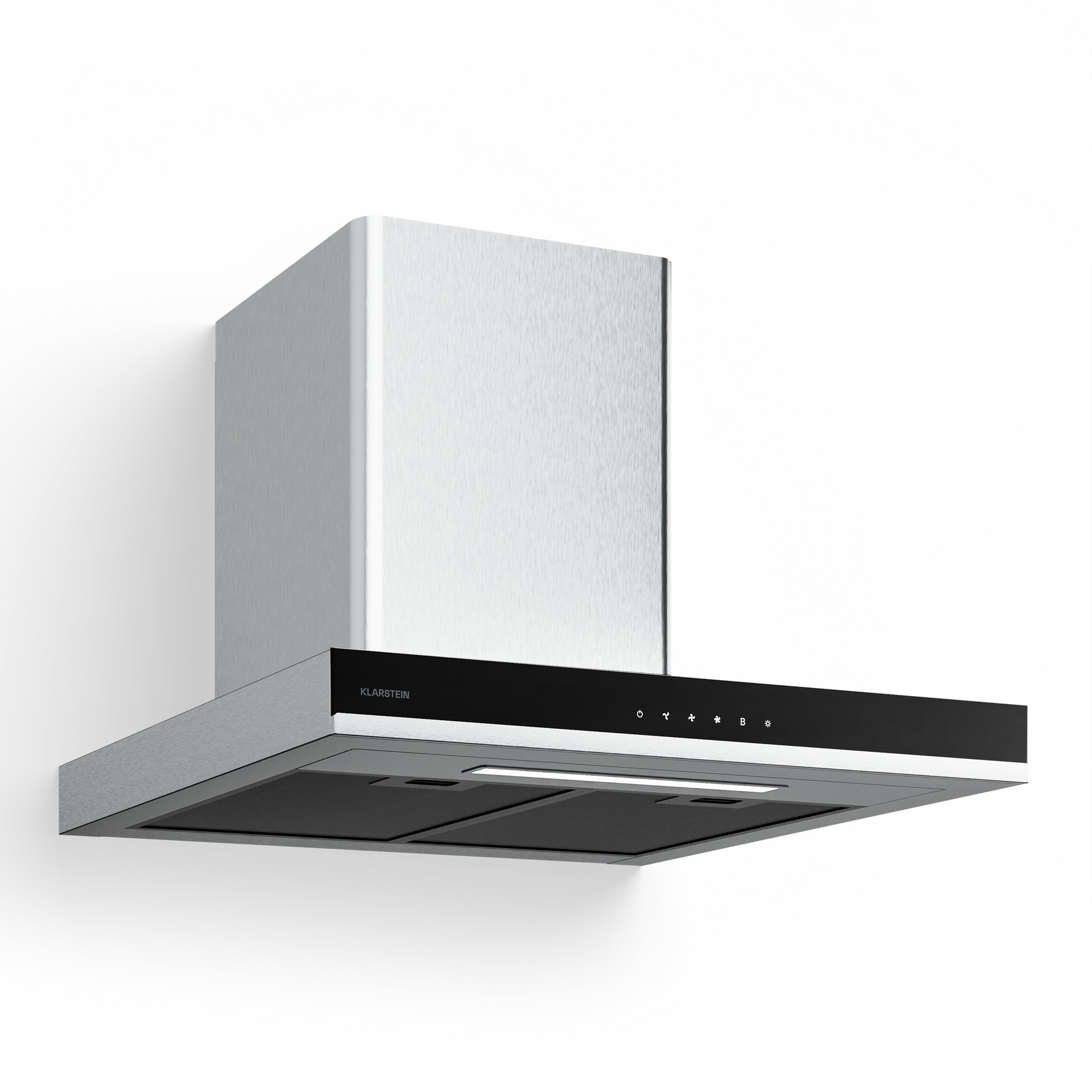 Klarstein Verosteel napa 60 cm, Elegantna, minimalistička, snažna, Energetska klasa A++, 881,6 m³/h