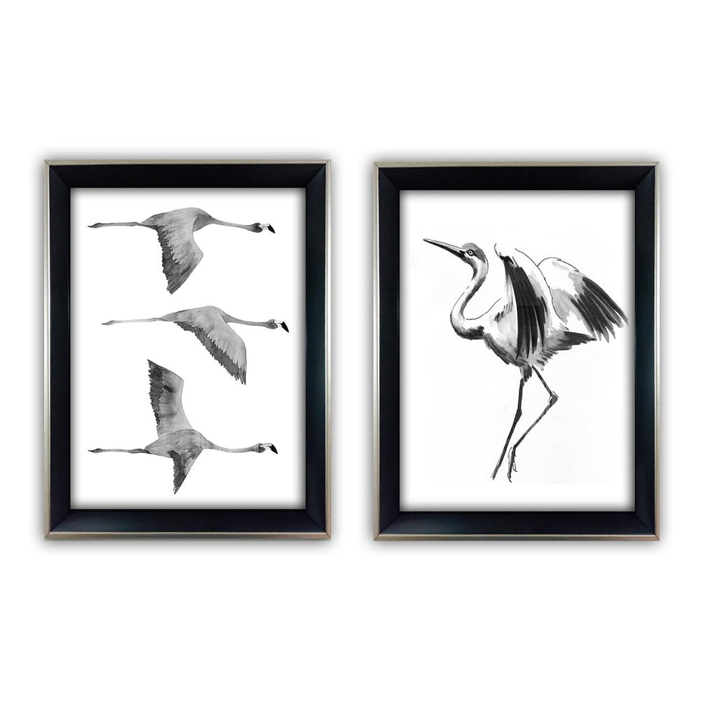 Slike u setu 2 kom 35x45 cm Crane – Wallity