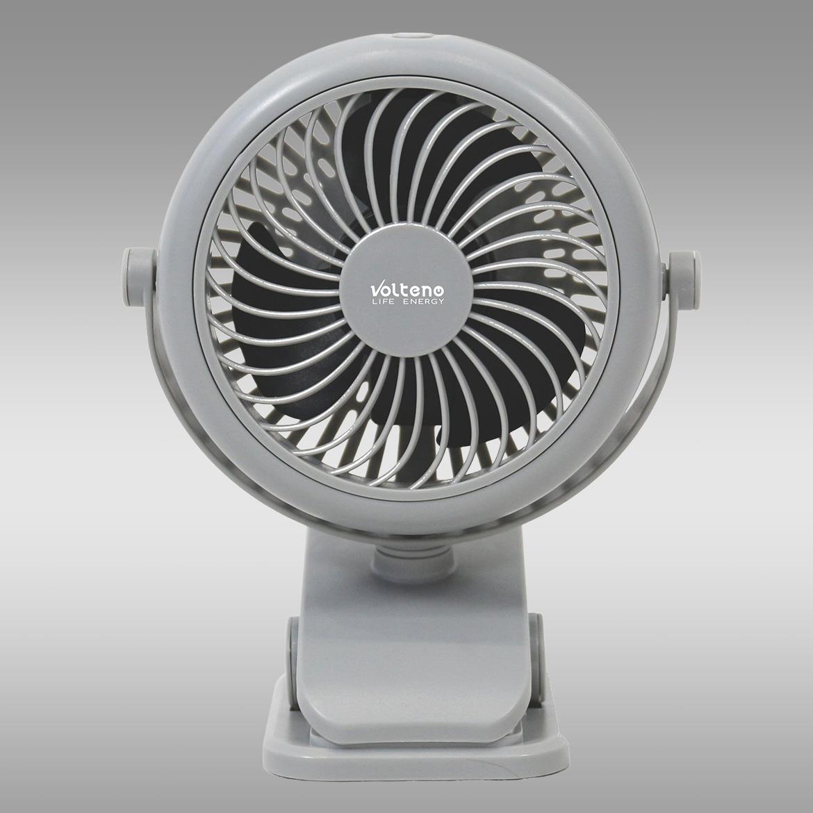Ventilator Clip VO2547 sivi