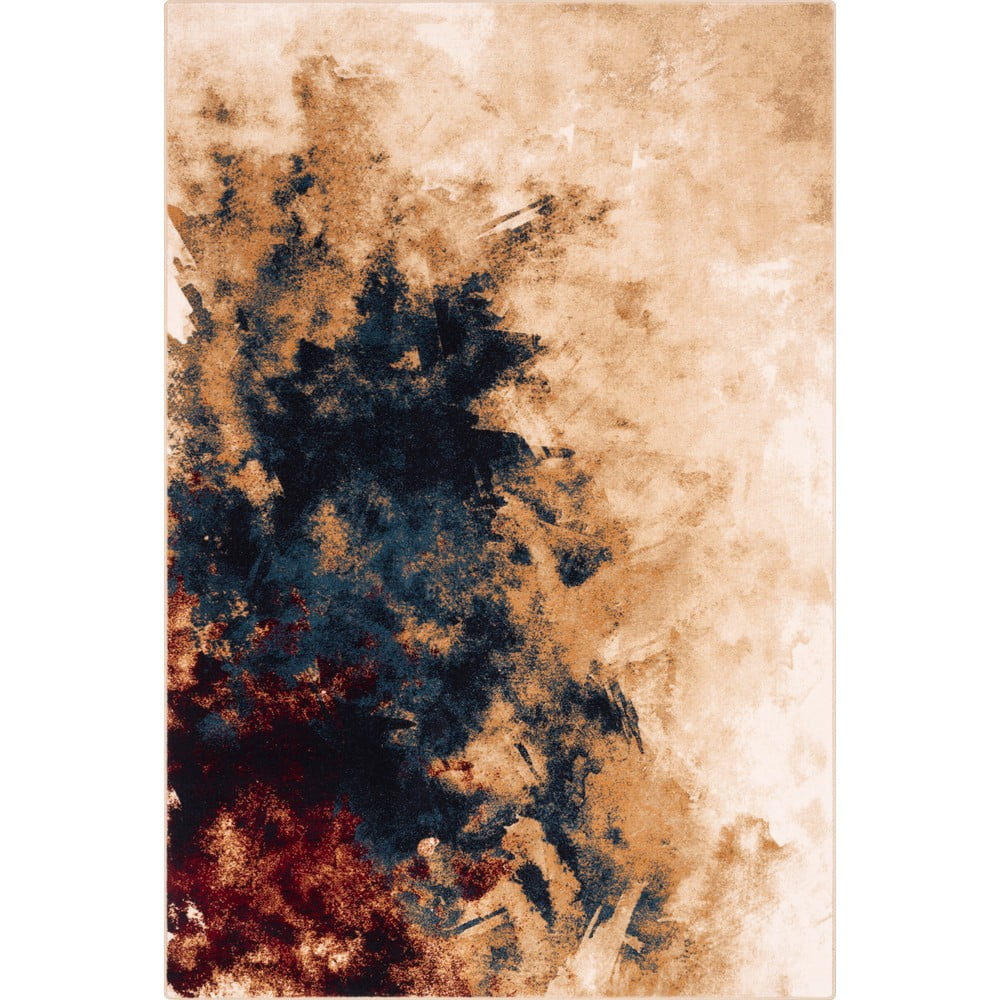 Vunen tepih 200x300 cm Burst dark beige – Agnella