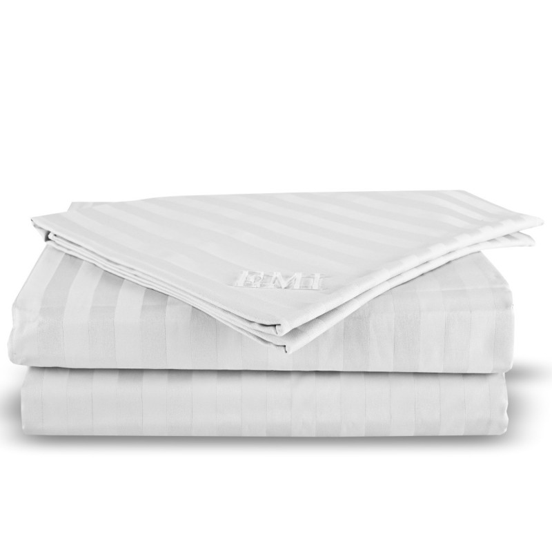 Plahta pevna damast bijeli EMI, Fiksni list 140x220