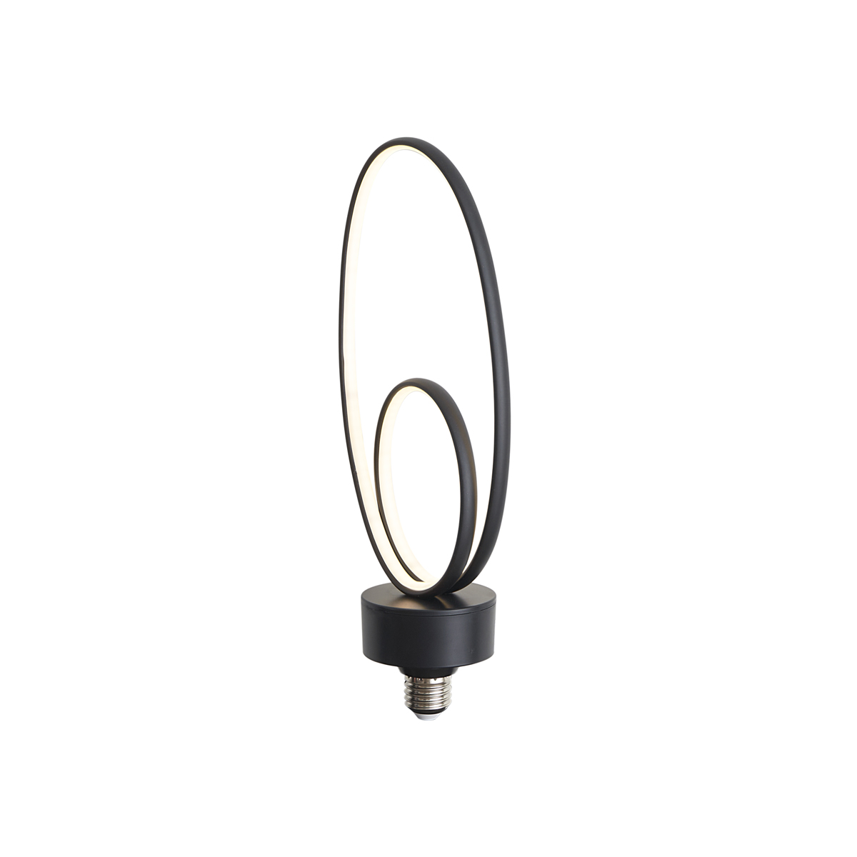 E27 LED ukrasna žarulja crna 6W 450 lm 3000K