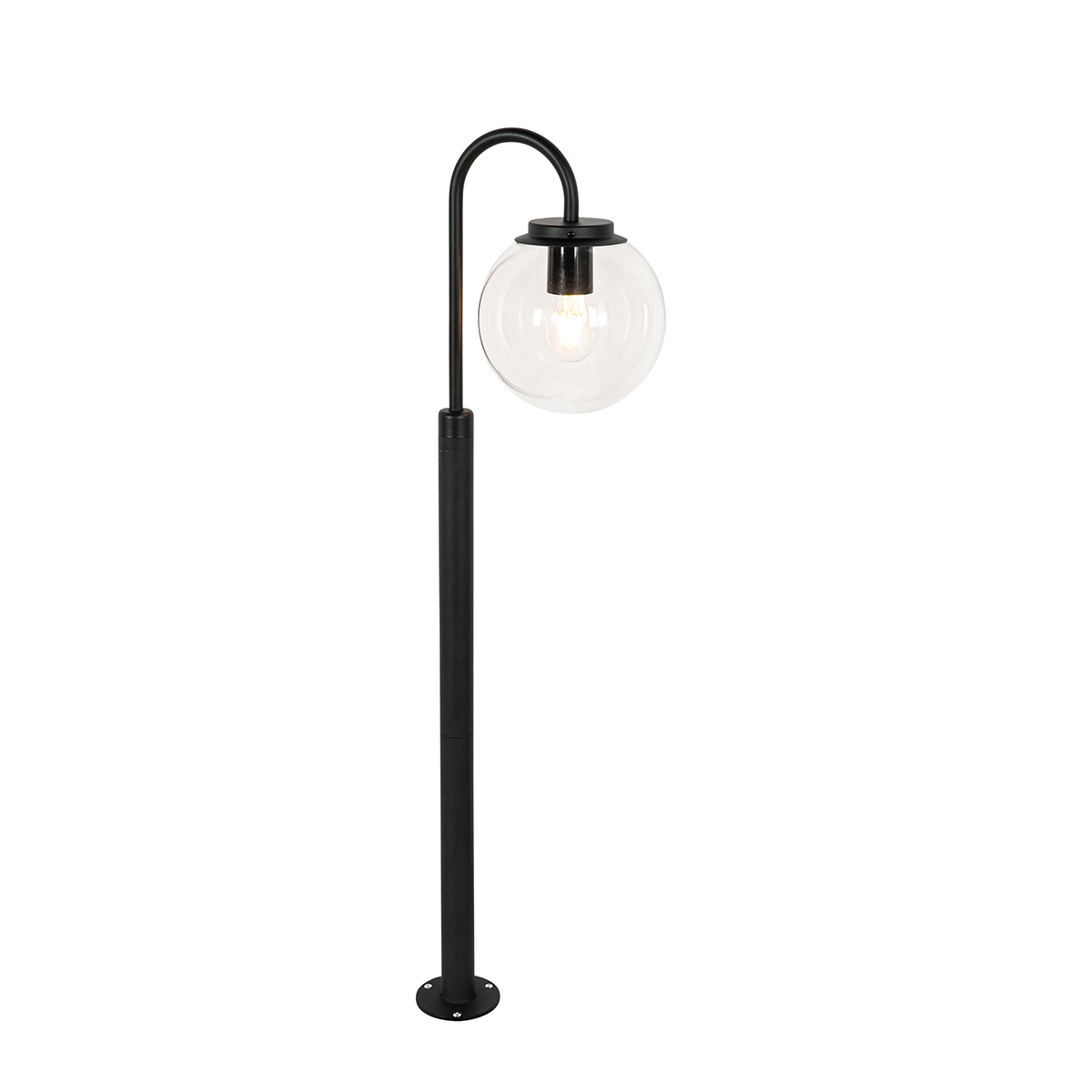 Moderna svjetiljka crna s plastikom 104 cm IP44 - Sfera