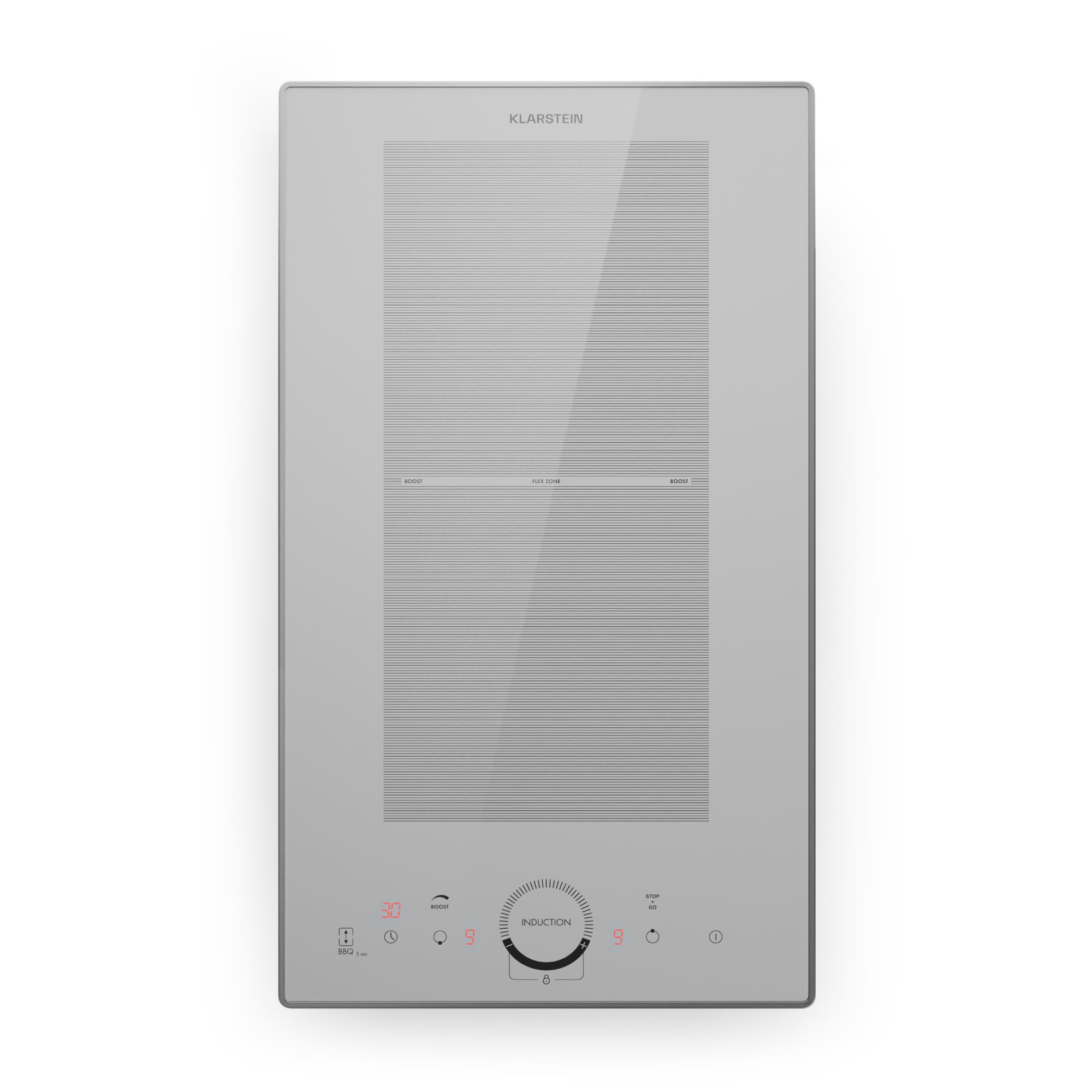 Klarstein Delicatessa Slim Domino, indukcijska ploča za kuhanje, 3500 W, timer