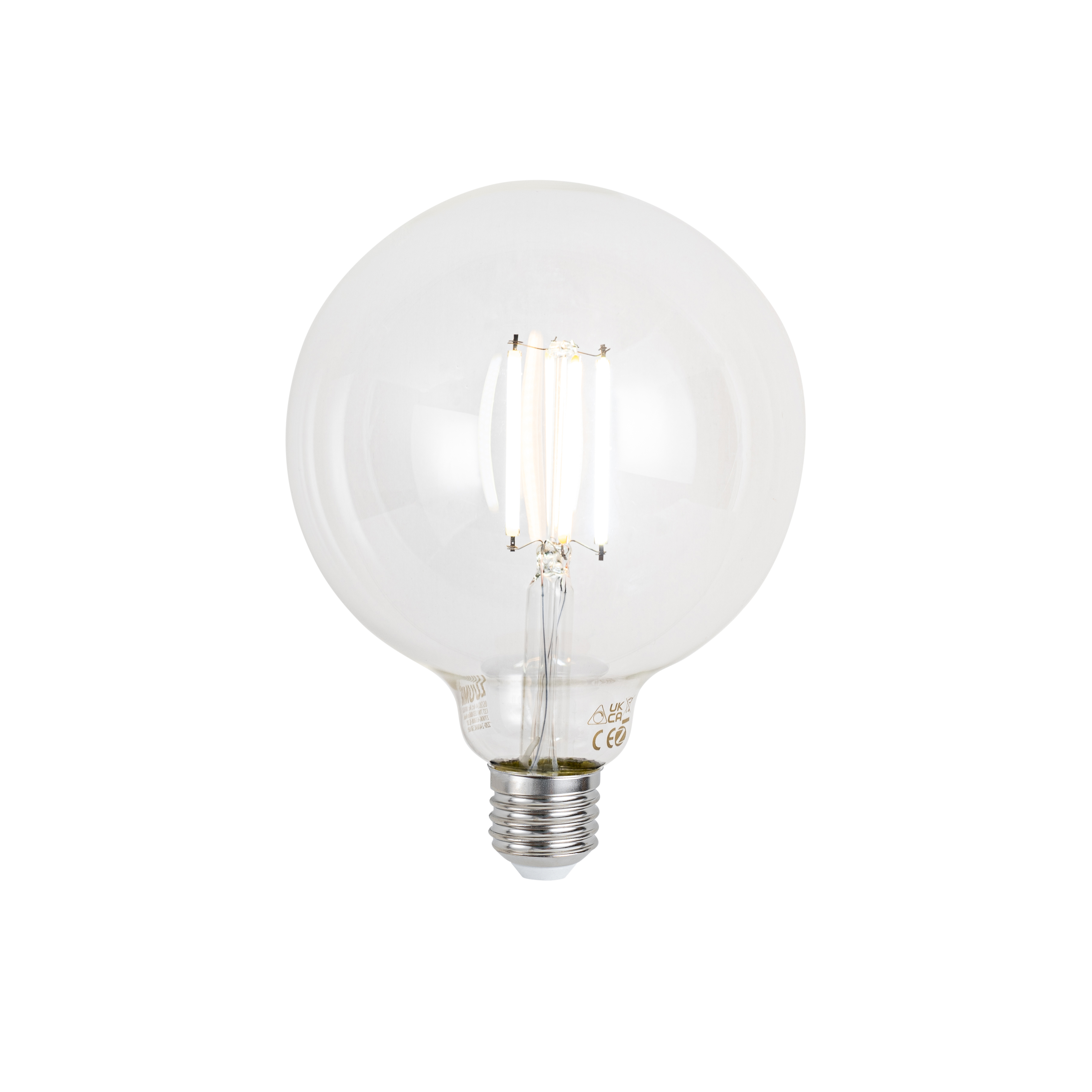 E27 LED žarulja s mogućnošću prigušivanja G125 prozirna 7W 806 lm 2700-6500K Zigbee