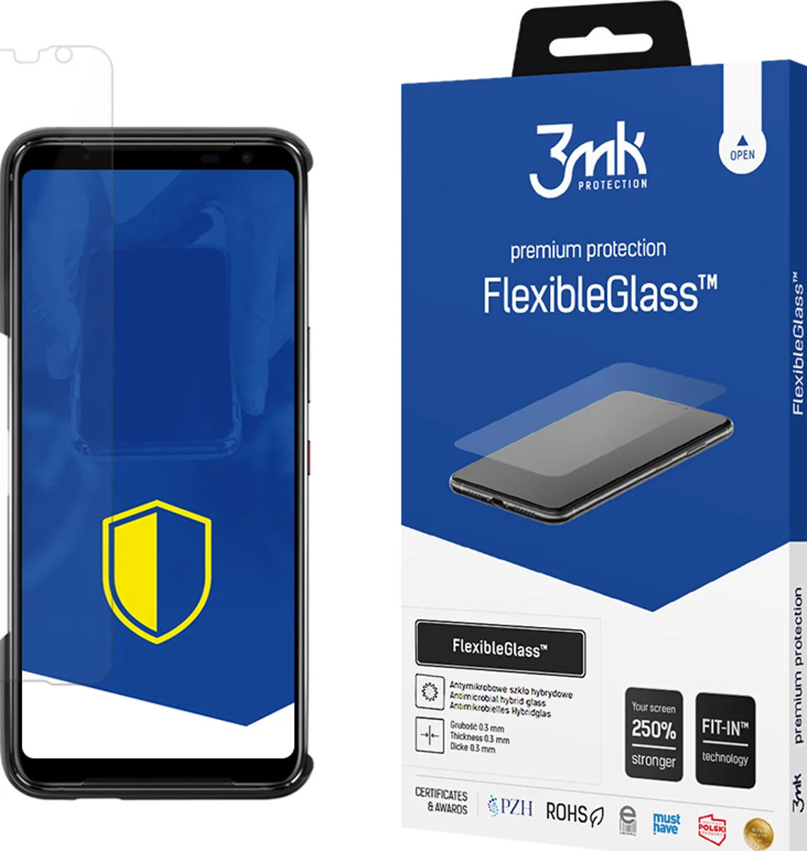 Zaštitno staklo 3MK FlexibleGlass Asus Rog Phone Hybrid Glass