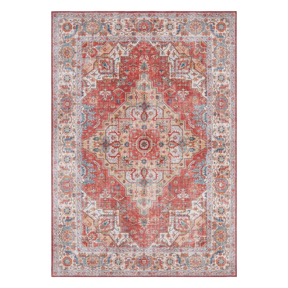 Ciglasto crveni tepih Nouristan Sylla, 80 x 150 cm