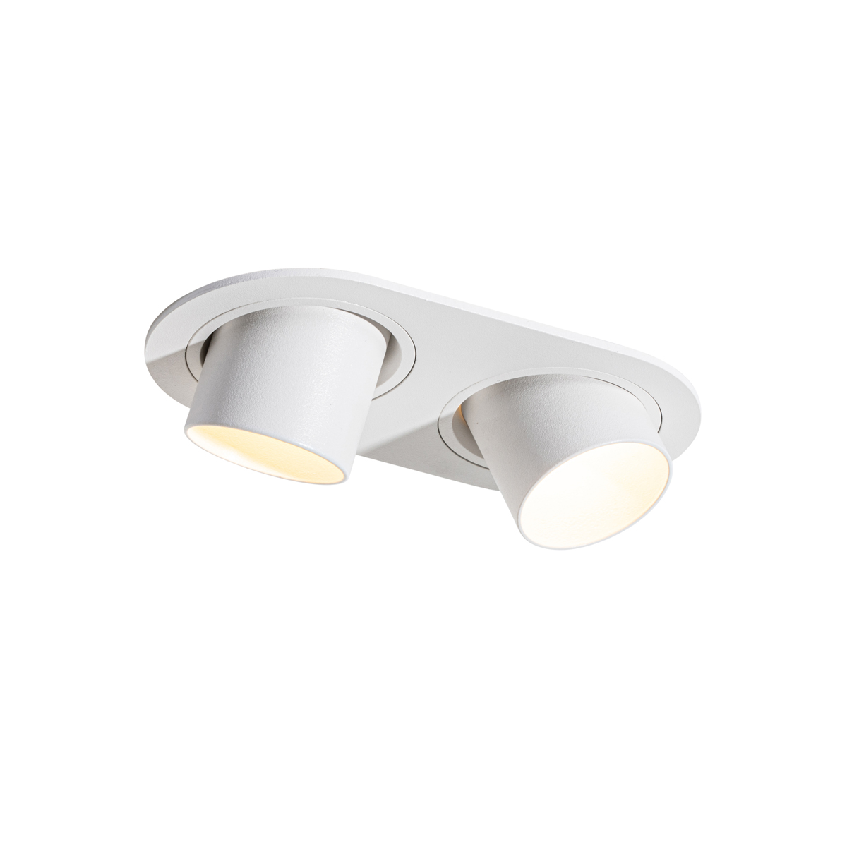Okruglo ugradno svjetlo bijelo GU10 35 mm podesivo 2-svjetlo - Installa