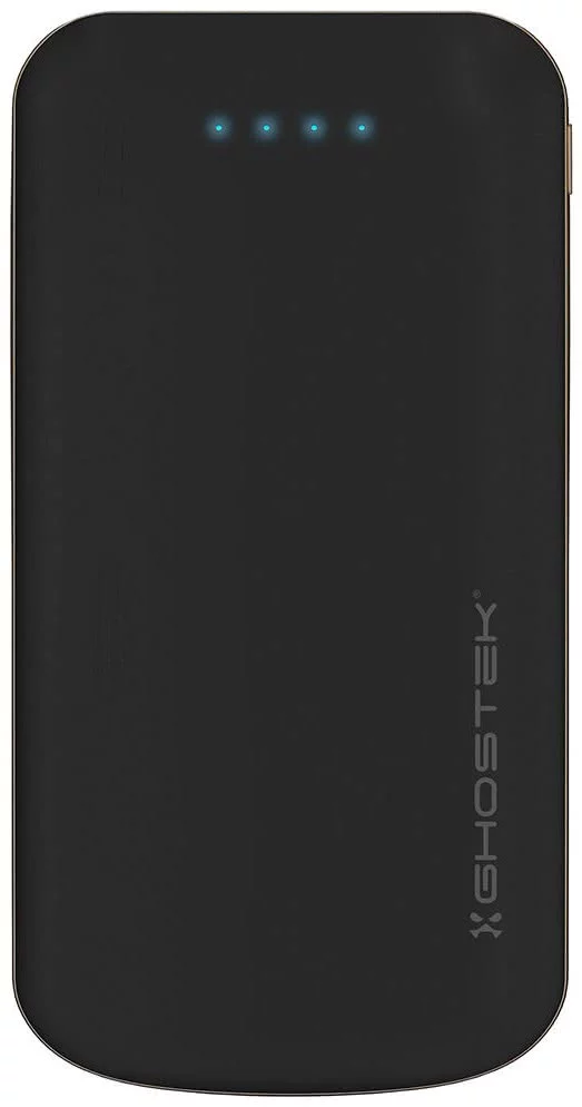 Ghostek - NRGpak Power Bank 10000 mAh, Black & Gold (GHOPB006)