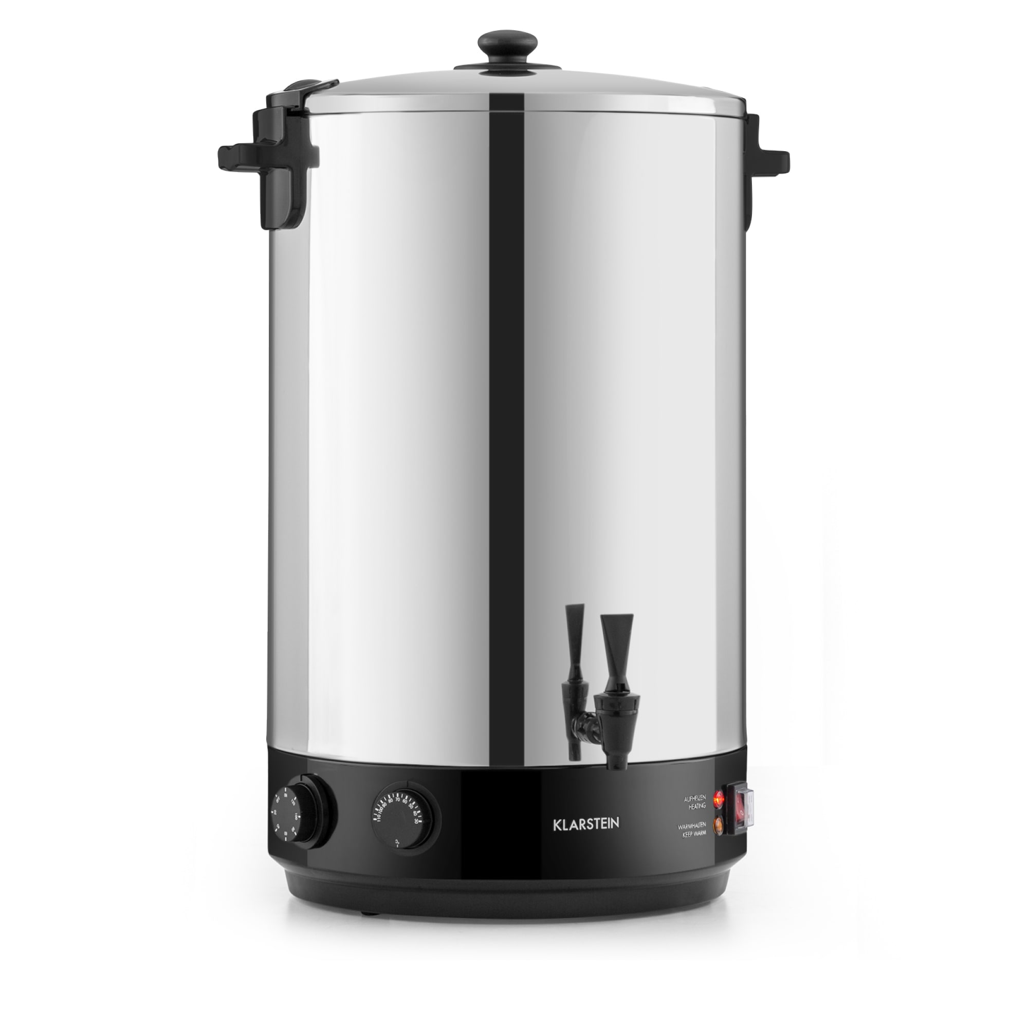 Klarstein KonfiStar 50, lonac za zakuhavanje, 50 L, spremnik za napitke, 110 ° C, 120 min, nehrđajući čelik