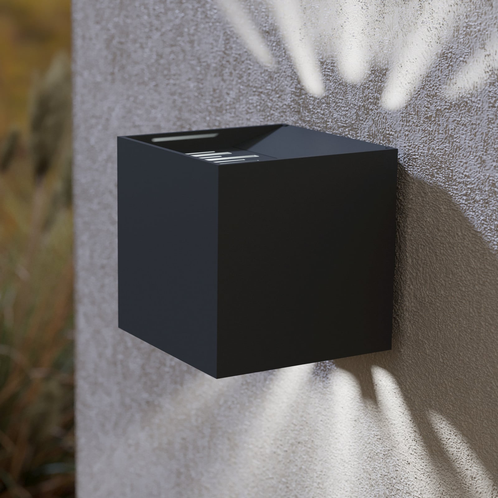 Calpino 2 LED zidna svjetiljka, crna