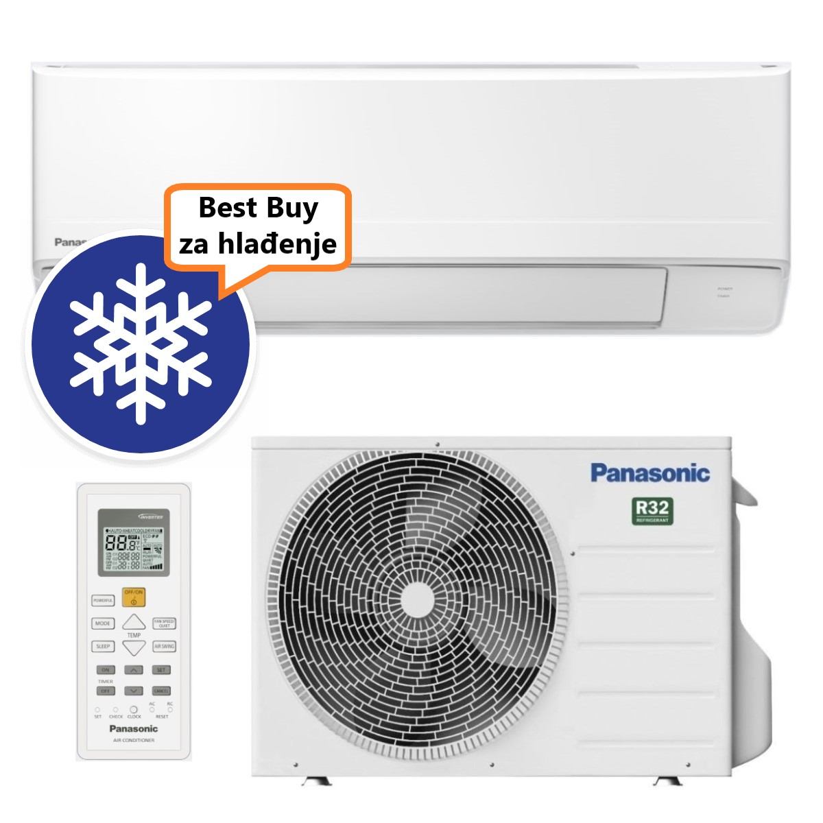 Panasonic Klima Uređaj 2,5Kw Kit-Bz25Cke