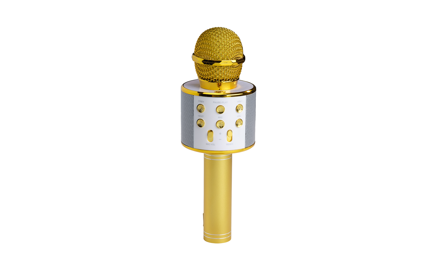 Denver KMS-20 bluetooth karaoke mikrofon/zvučnik , gold