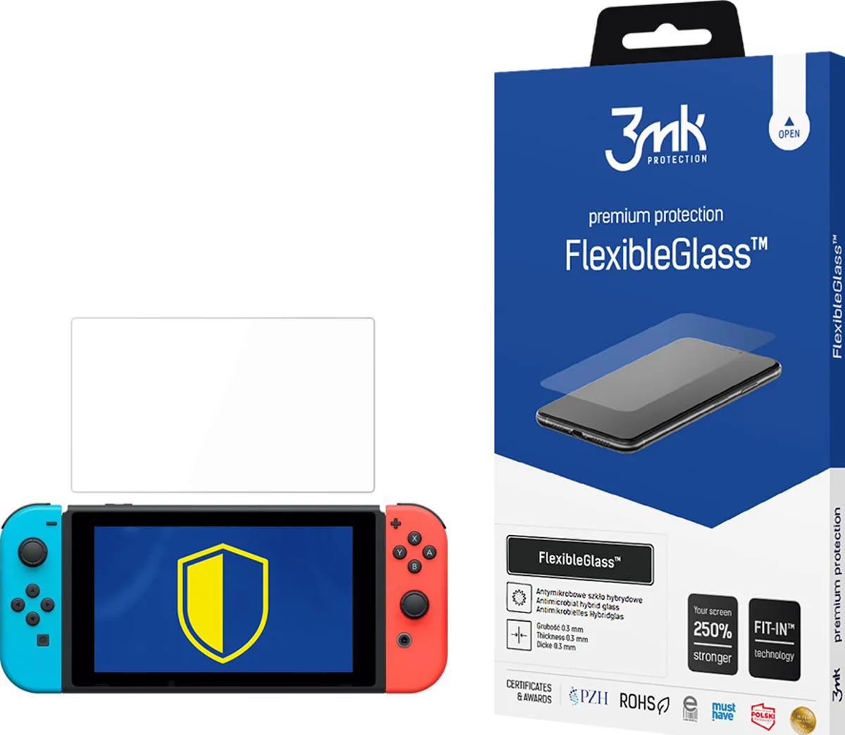 Zaštitno staklo 3MK FlexibleGlass Nintendo Switch Hybrid Glass (5903108002851)
