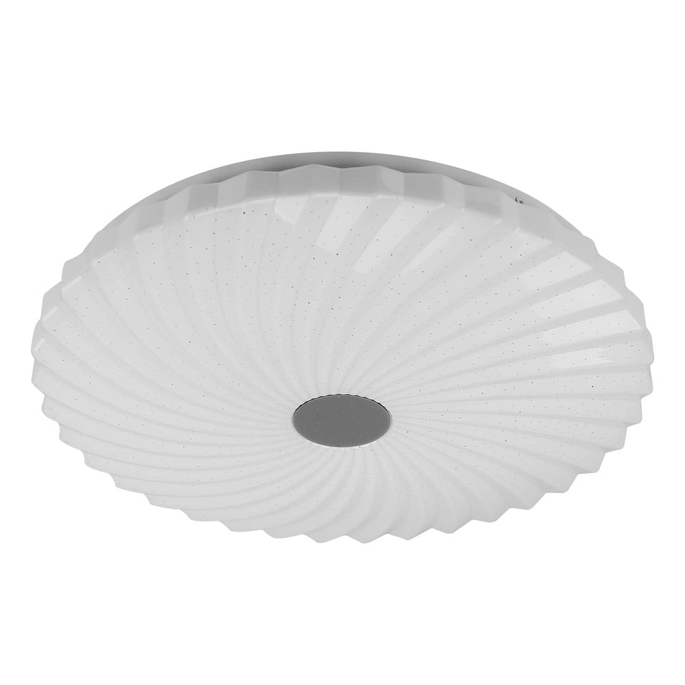 Bijela LED stropna svjetiljka s daljinskim upravljačem/s mogućnosti zatamnjivanja 38,5x38,5 cm Calipso – Candellux Lighting