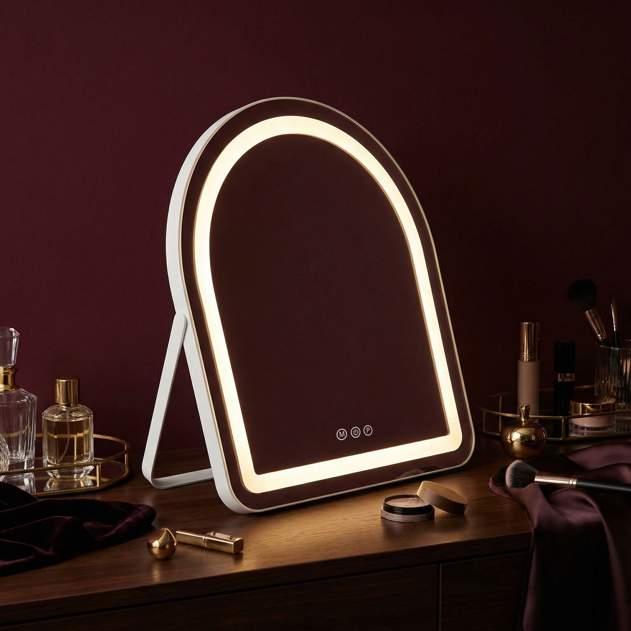 Ogledalo LED GLAM White 40x45cm
