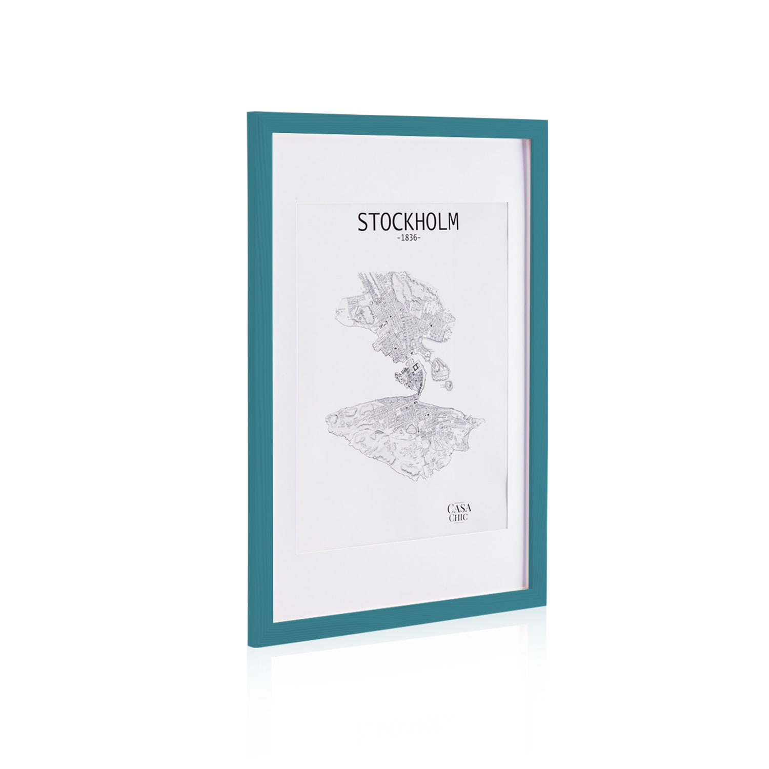 Casa Chic Kenton, okvir za slike, pravokutni, 70 x 50 cm, nosač, pleksiglas