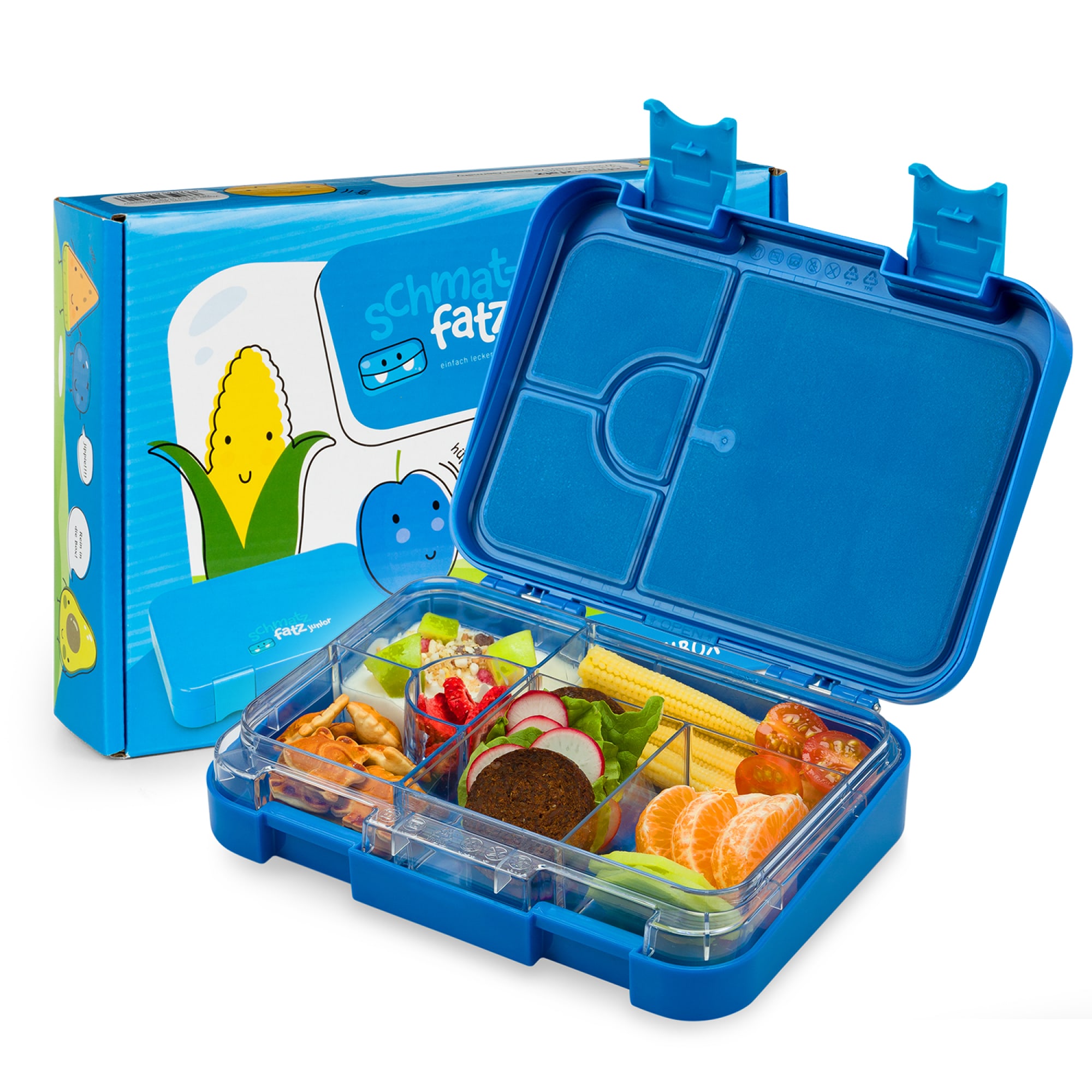 Klarstein Junior Lunchbox, 6 pretinaca, 21,3 x 15 x 4,5 cm (Š x V x D), bez BPA