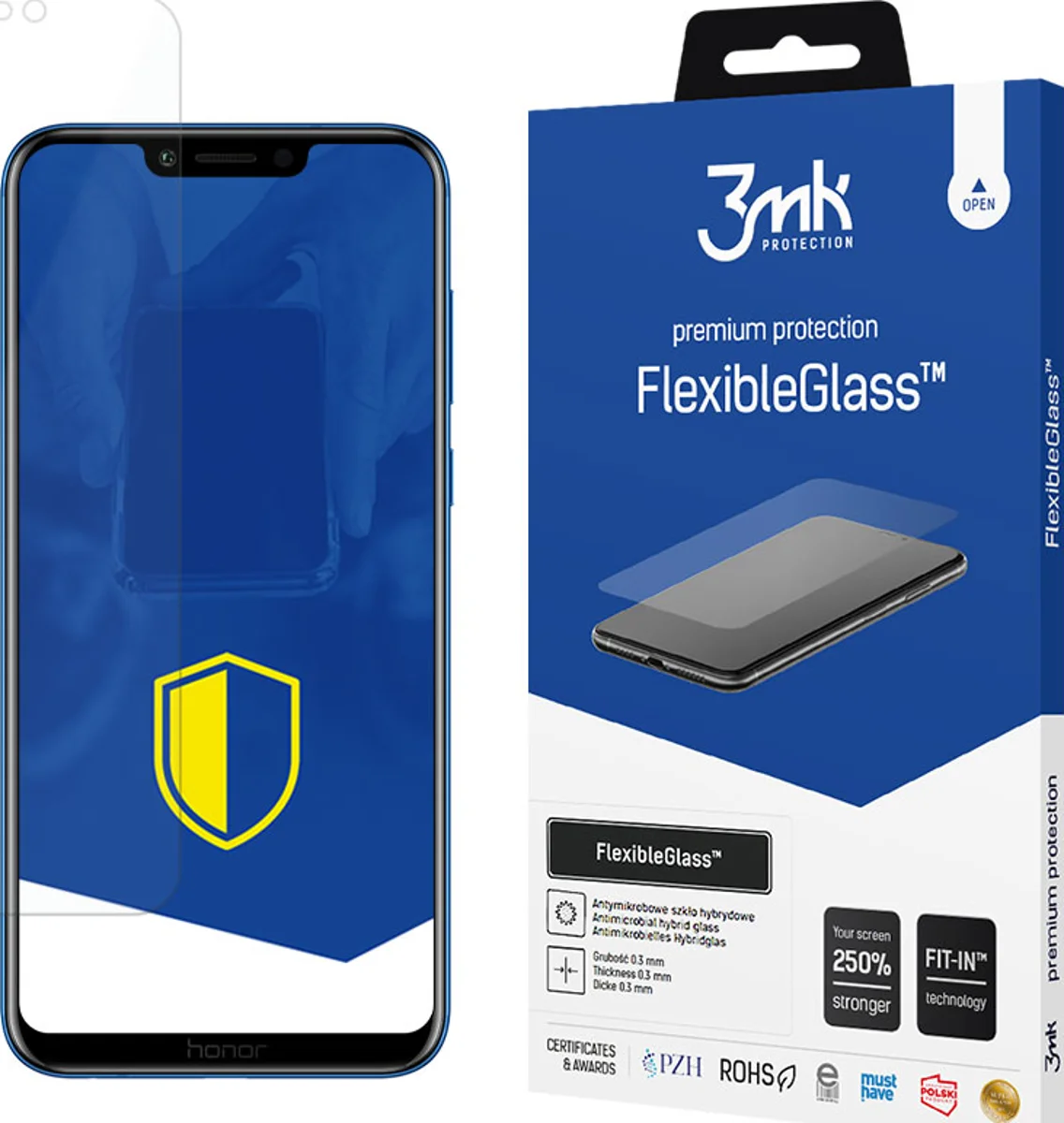 Zaštitno staklo 3MK FlexibleGlass Honor Play Hybrid Glass