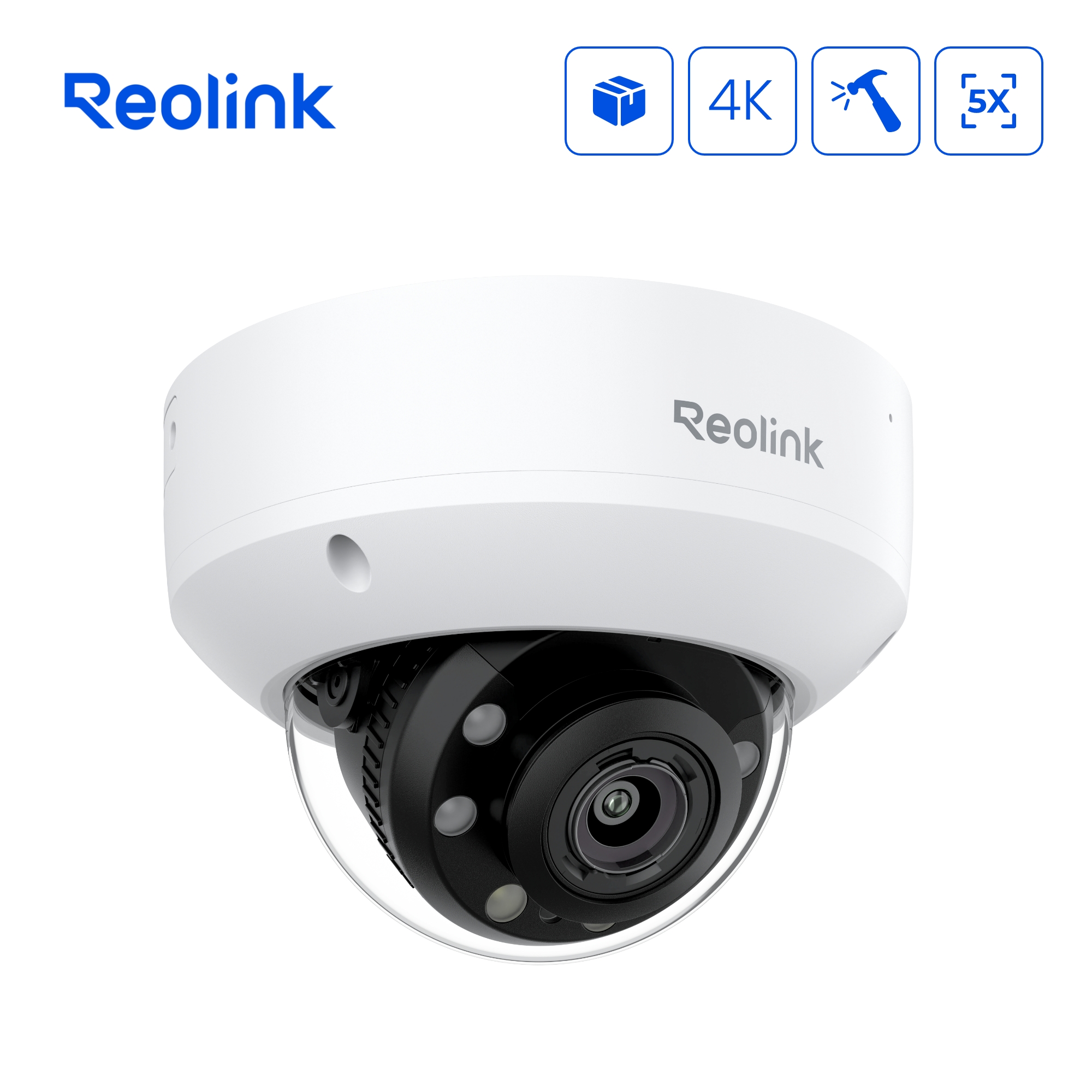 Reolink RP-PCV8MZ – 8MP PoE antivandal kamera s 5x optičkim zumom i AI detekcijom